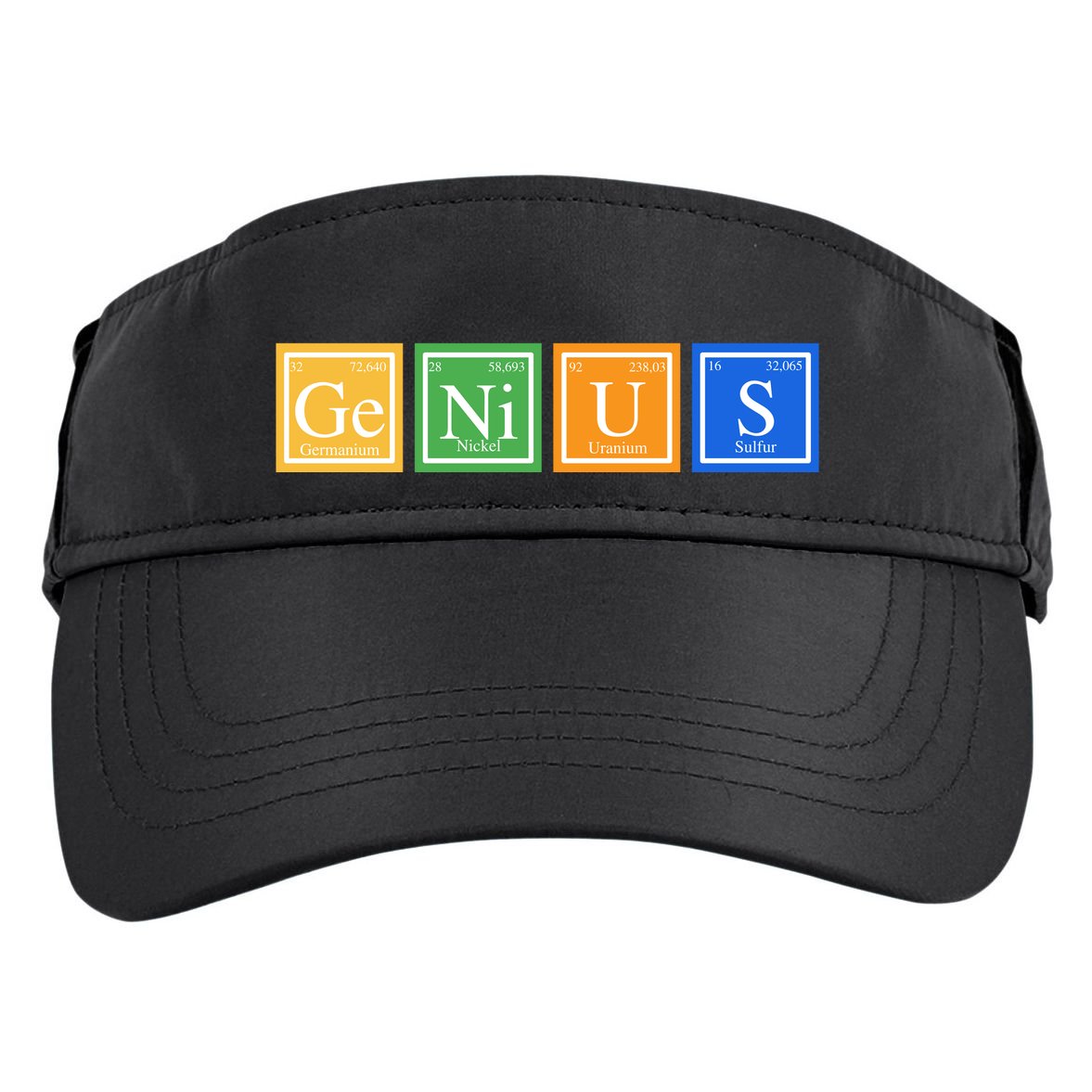 Periodic Table Of Elements Adult Drive Performance Visor