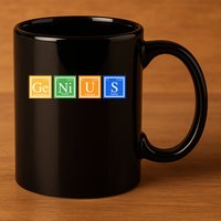 Periodic Table Of Elements 11oz C Handle Ceramic Mug