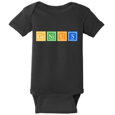 Periodic Table Of Elements Baby Bodysuit