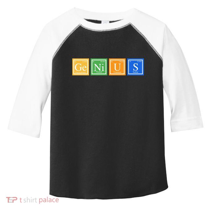 Periodic Table Of Elements Toddler Fine Jersey T-Shirt