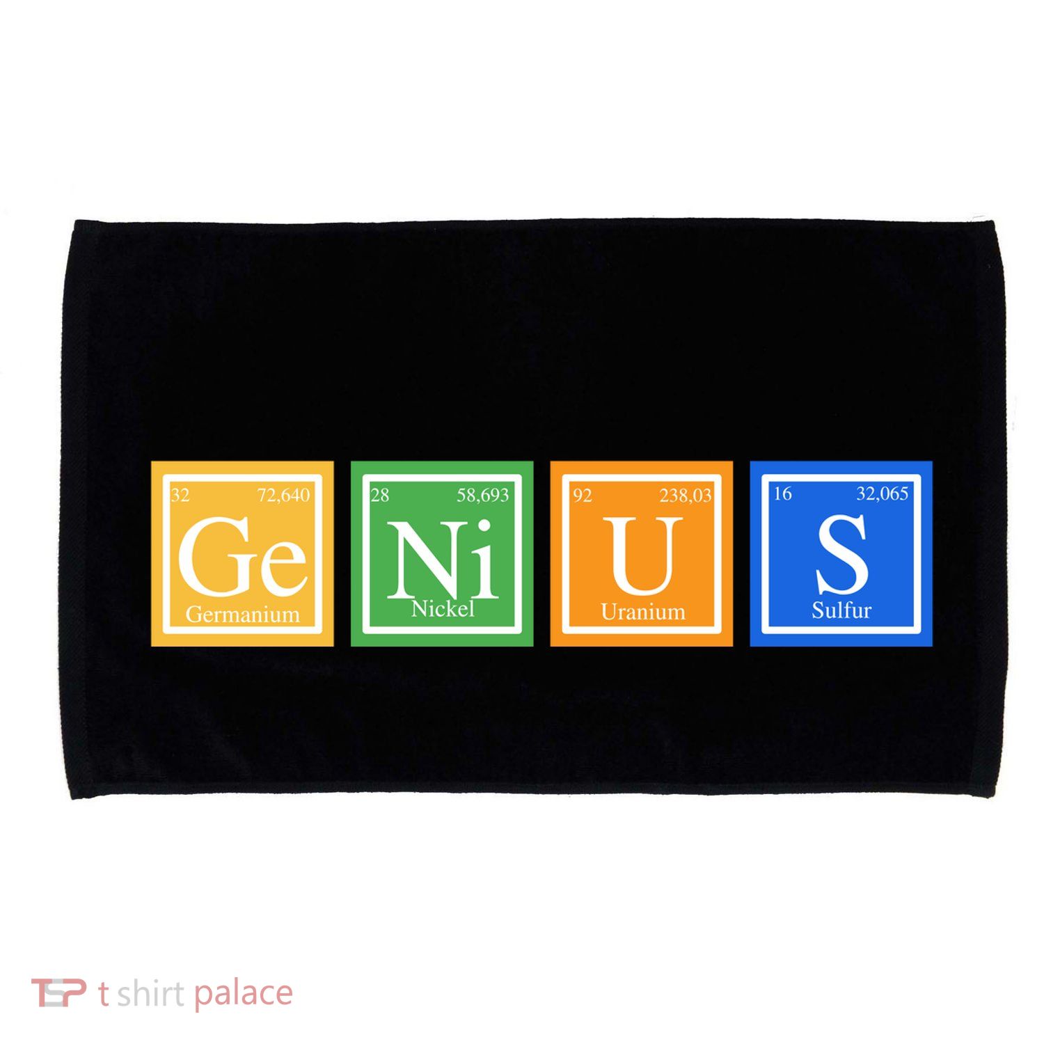 Periodic Table Of Elements Microfiber Hand Towel