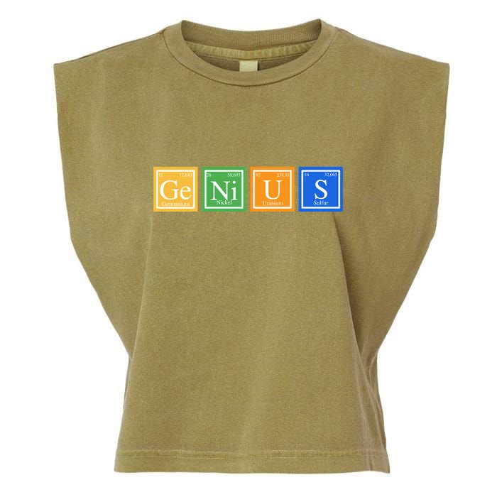 Periodic Table Of Elements Garment-Dyed Women's Muscle Tee