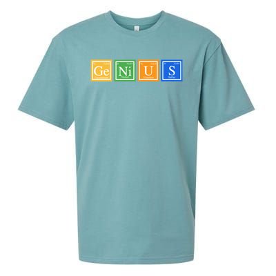 Periodic Table Of Elements Sueded Cloud Jersey T-Shirt