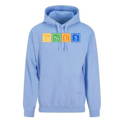 Periodic Table Of Elements Unisex Surf Hoodie