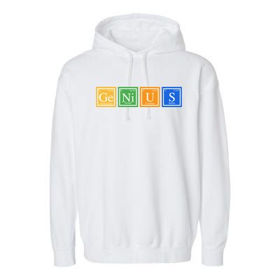 Periodic Table Of Elements Garment-Dyed Fleece Hoodie