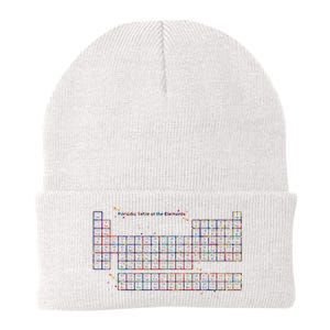 Periodic Table Of The Elements Watercolor Science Art Knit Cap Winter Beanie