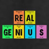 Periodic Table Of Elements Real Genius Cool Comfort Performance Bucket Hat