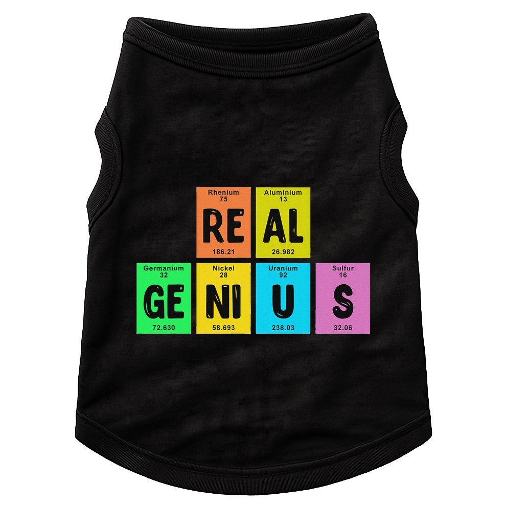 Periodic Table Of Elements Real Genius Doggie Tank
