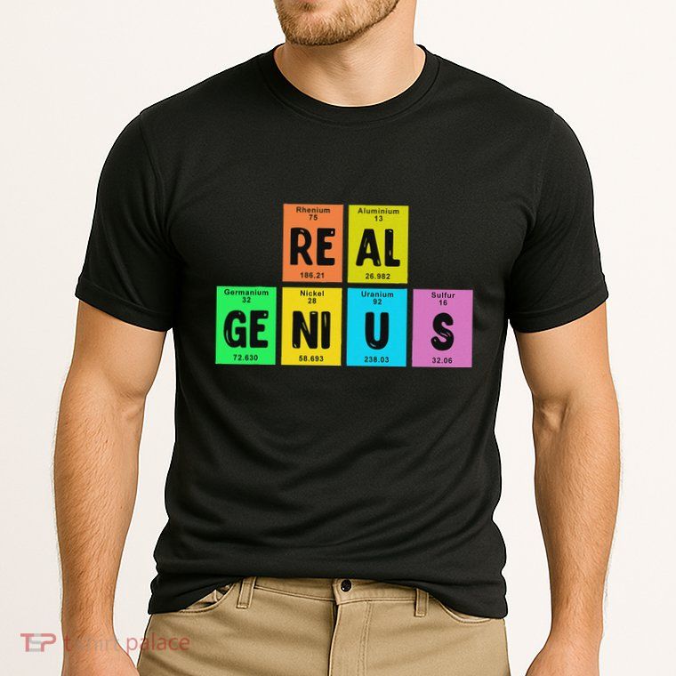 Periodic Table Of Elements Real Genius Performance Shirt