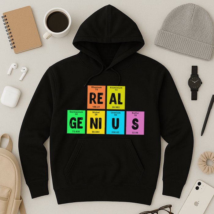 Periodic Table Of Elements Real Genius Hoodie