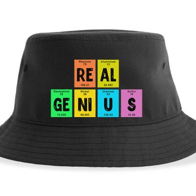Periodic Table Of Elements Real Genius Sustainable Bucket Hat
