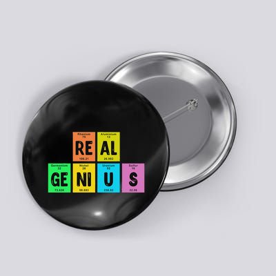 Periodic Table Of Elements Real Genius Button