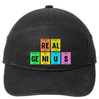 Periodic Table Of Elements Real Genius 7-Panel Snapback Hat