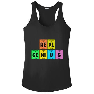 Periodic Table Of Elements Real Genius Ladies PosiCharge Competitor Racerback Tank