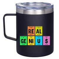 Periodic Table Of Elements Real Genius 12oz Stainless Steel Coffee Mug