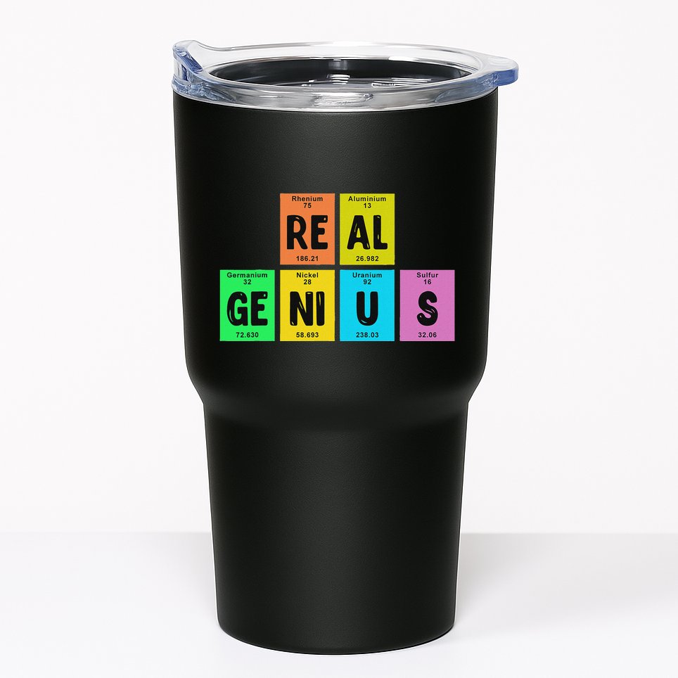 Periodic Table Of Elements Real Genius Tumbler
