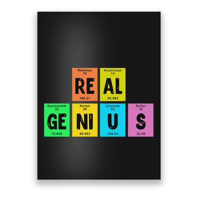 Periodic Table Of Elements Real Genius Poster