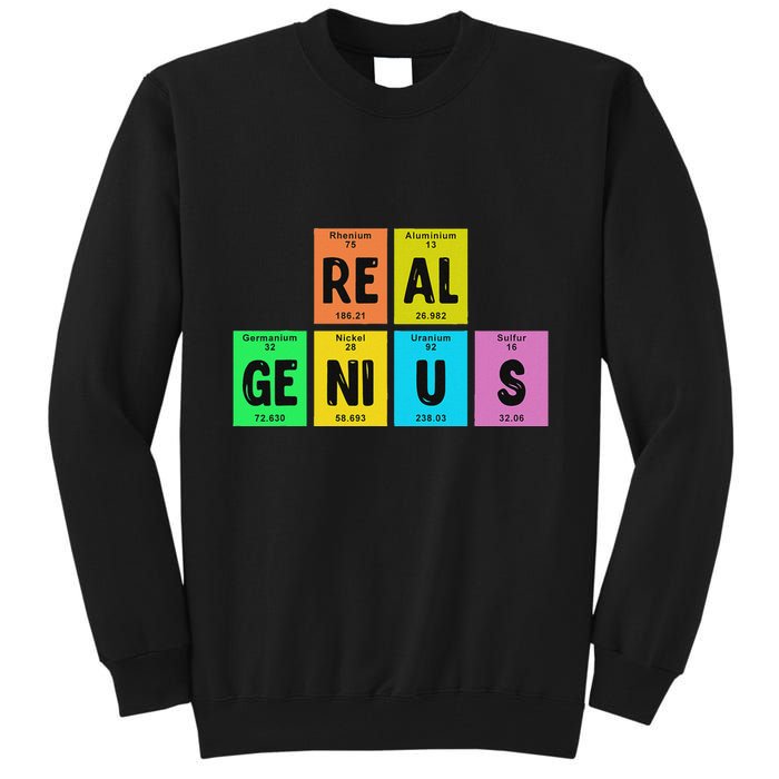 Periodic Table Of Elements Real Genius Tall Sweatshirt