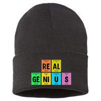 Periodic Table Of Elements Real Genius Sustainable Knit Beanie