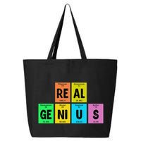 Periodic Table Of Elements Real Genius 25L Jumbo Tote
