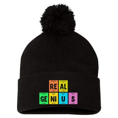 Periodic Table Of Elements Real Genius Pom Pom 12in Knit Beanie