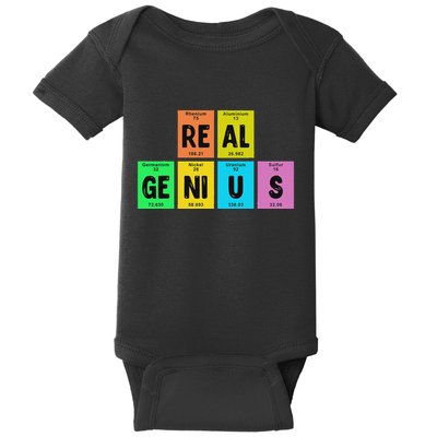Periodic Table Of Elements Real Genius Baby Bodysuit