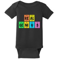 Periodic Table Of Elements Real Genius Baby Bodysuit