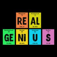 Periodic Table Of Elements Real Genius Baby Bodysuit