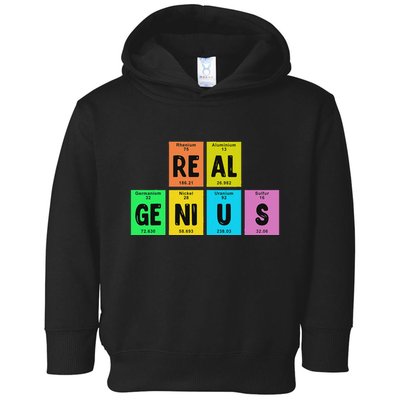 Periodic Table Of Elements Real Genius Toddler Hoodie