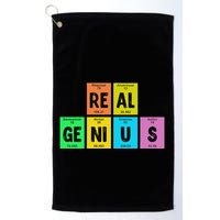 Periodic Table Of Elements Real Genius Golf Towel