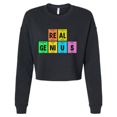 Periodic Table Of Elements Real Genius Cropped Pullover Crew