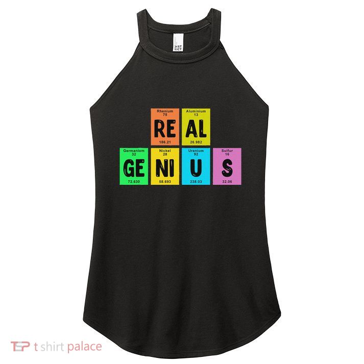 Periodic Table Of Elements Real Genius Women's Perfect Tri Rocker Tank
