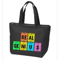 Periodic Table Of Elements Real Genius Zip Tote Bag