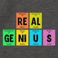 Periodic Table Of Elements Real Genius Vector Backpack
