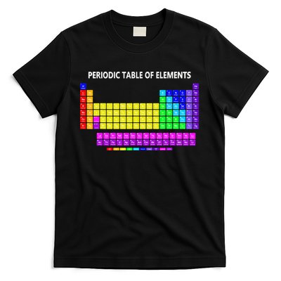 Periodic Table Of The Elements Chemists Nerd Chemistry Lover T-Shirt