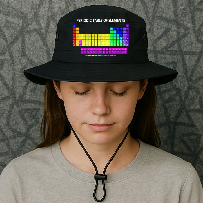 Periodic Table Of The Elements Chemists Nerd Chemistry Lover Bucket Hat