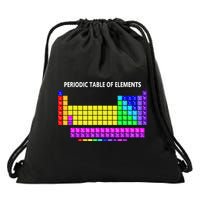 Periodic Table Of The Elements Chemists Nerd Chemistry Lover Drawstring Bag