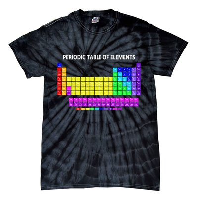 Periodic Table Of The Elements Chemists Nerd Chemistry Lover Tie-Dye T-Shirt