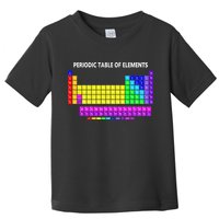 Periodic Table Of The Elements Chemists Nerd Chemistry Lover Toddler T-Shirt