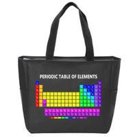 Periodic Table Of The Elements Chemists Nerd Chemistry Lover Zip Tote Bag