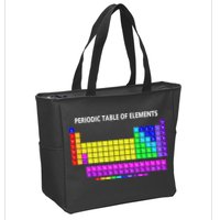 Periodic Table Of The Elements Chemists Nerd Chemistry Lover Zip Tote Bag