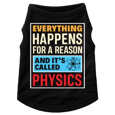 Physics Teacher Physicist Science Lover Physics Cute Gift Doggie Tank