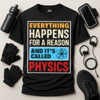 Physics Teacher Physicist Science Lover Physics Cute Gift Cooling Performance Crew T-Shirt