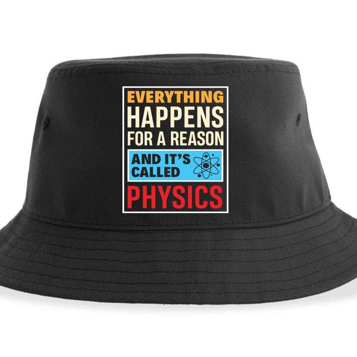 Physics Teacher Physicist Science Lover Physics Cute Gift Sustainable Bucket Hat