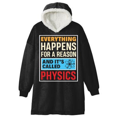 Physics Teacher Physicist Science Lover Physics Cute Gift Hooded Wearable Blanket