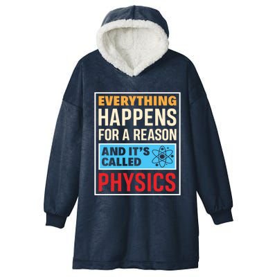 Physics Teacher Physicist Science Lover Physics Cute Gift Hooded Wearable Blanket