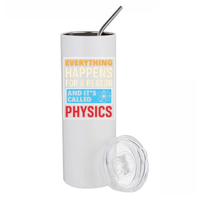 Physics Teacher Physicist Science Lover Physics Cute Gift Stainless Steel Tumbler