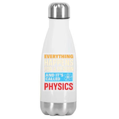 Physics Teacher Physicist Science Lover Physics Cute Gift Stainless Steel Insulated Water Bottle