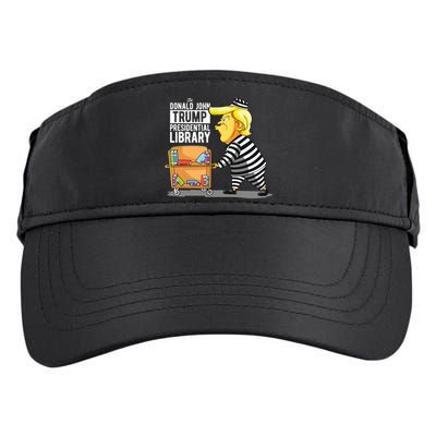 Prison Trump Presidential Library Funny Anti Trump Adult Drive Performance Visor
