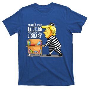 Prison Trump Presidential Library Funny Anti Trump T-Shirt